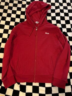 Ladies size medium zip fila sweater